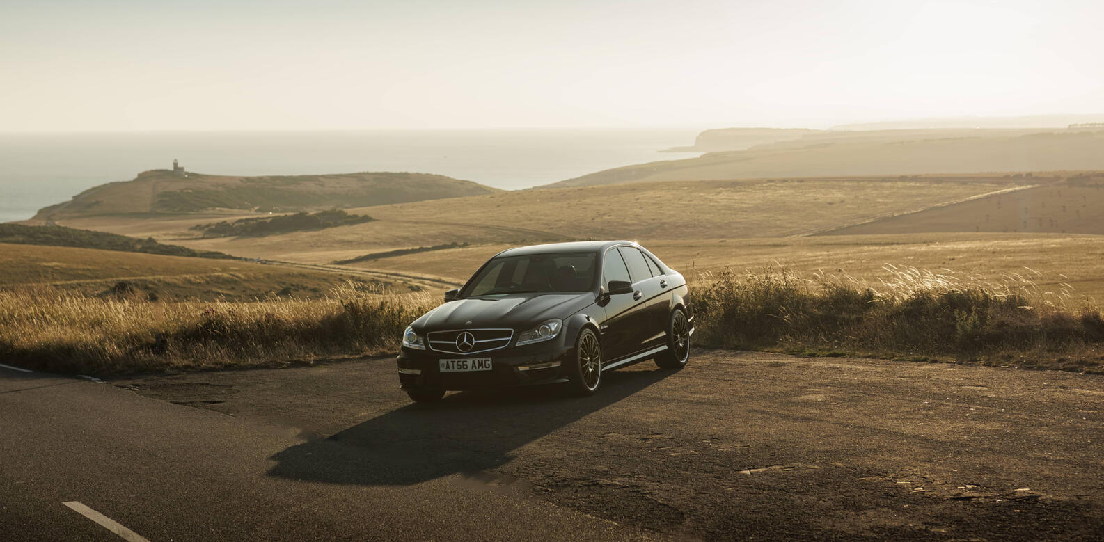 Stunning C63 AMG at Beachy head